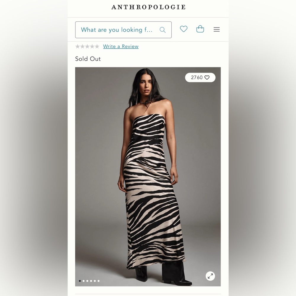 Anthropologie satin slip dress